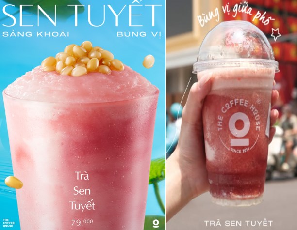 Sen Tuyết thanh m&aacute;t, bung trọn hương vị với hibiscus đỏ rực v&agrave; yến mạch gi&ograve;n tan đầy sảng kho&aacute;i.