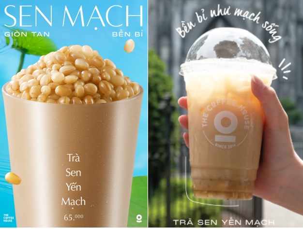 Sen Yến Mạch với topping gi&ograve;n rụm vui miệng, mang lại cảm gi&aacute;c như được tiếp th&ecirc;m nguồn năng lượng mới.