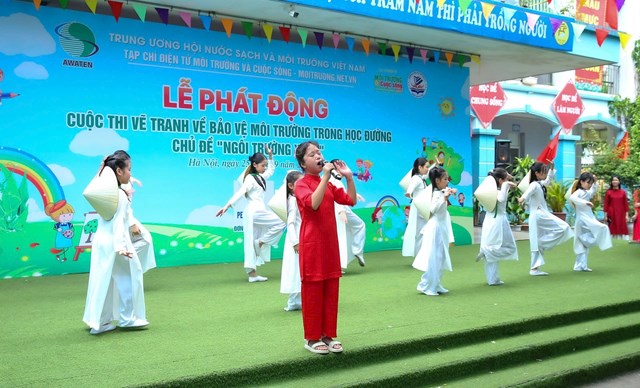 Ph&#225;t động Cuộc thi vẽ tranh về Bảo vệ m&#244;i trường trong học đường – chủ đề “Ng&#244;i trường xanh&quot; - Ảnh 1