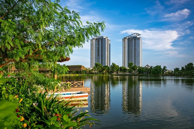 Eco Central Park với c&ocirc;ng vi&ecirc;n Hồ Thi&ecirc;n Nga rộng 10ha &nbsp;
