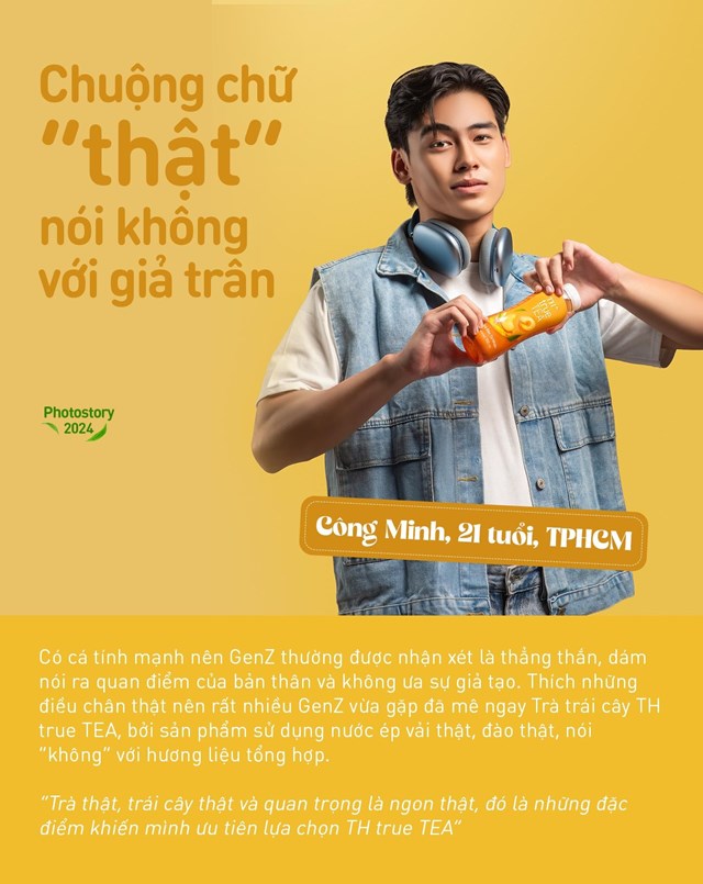 Tr&#224; tr&#225;i c&#226;y TH true TEA - cặp b&#224;i tr&#249;ng với t&#237;nh c&#225;ch GenZ - Ảnh 4