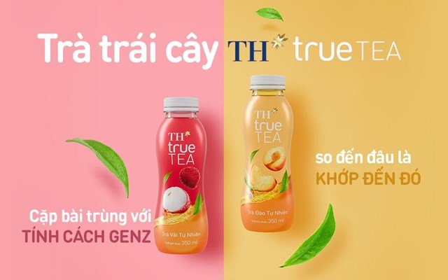 Tr&#224; tr&#225;i c&#226;y TH true TEA - cặp b&#224;i tr&#249;ng với t&#237;nh c&#225;ch GenZ - Ảnh 1