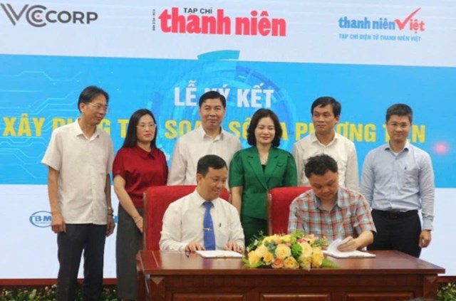 K&yacute; kết x&acirc;y dựng t&ograve;a soạn số đa phương tiện