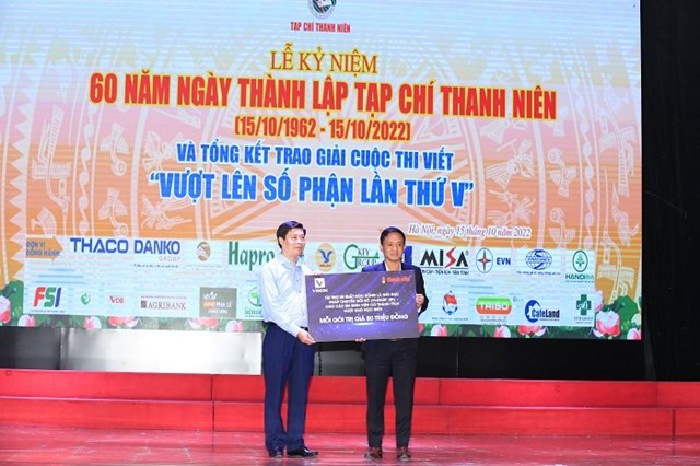 Tạp ch&#237; Thanh ni&#234;n kỷ niệm 60 năm ng&#224;y th&#224;nh lập v&#224; tổng kết trao giải cuộc thi viết &quot;Vượt l&#234;n số phận lần thứ V&quot; - Ảnh 3