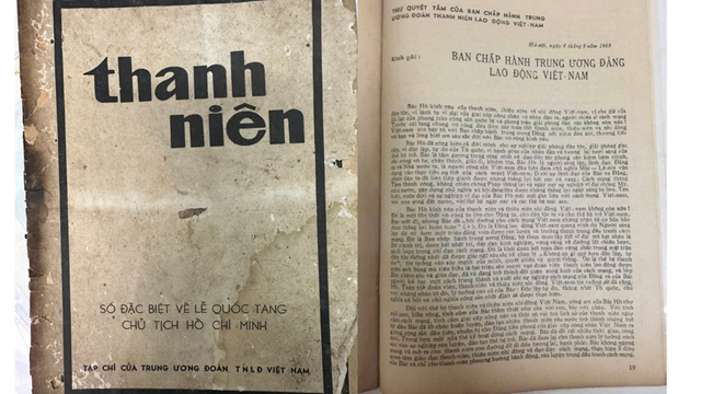 Tạp ch&iacute; Thanh ni&ecirc;n số đặc biệt th&aacute;ng 9/1969 v&agrave; Thư quyết t&acirc;m của Ban chấp h&agrave;nh Trung ương Đo&agrave;n