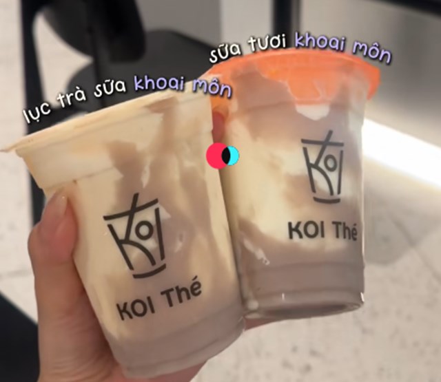 Phần sốt khoai môn trong Handmade Taro Series có hương thơm tự nhiên.