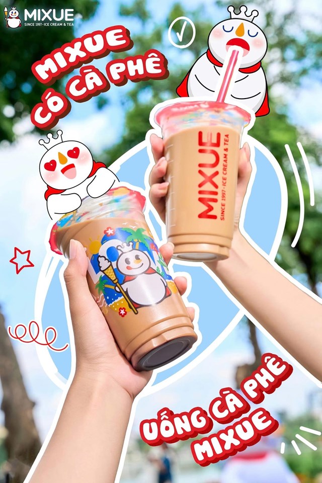 D&ograve;ng c&agrave; ph&ecirc; mới ra mắt của MIXUE với gi&aacute; cả phải chăng, thu h&uacute;t sự ch&uacute; &yacute; của giới trẻ (Ảnh: MIXUE)