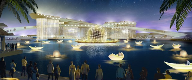 Những show diễn nghệ thuật đẳng cấp sẽ l&agrave; &ldquo;đặc sản&rdquo; tại Da Nang Downtown. Ảnh phối cảnh minh họa Sun Group &nbsp;