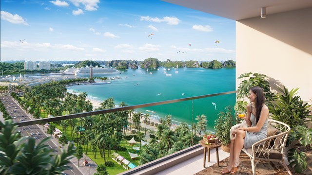 Với lợi thế view đẹp, gần biển, Sun Centro Town được đánh giá cao về giá trị cho thuê trong tương lai gần. Ảnh: Sun Property  