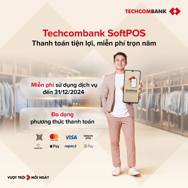 SoftPOS c&#249;ng Techcombank: dễ d&#224;ng thanh to&#225;n c&#249;ng điện thoại v&#224; ng&#226;n h&#224;ng điện tử hiện đại - Ảnh 2