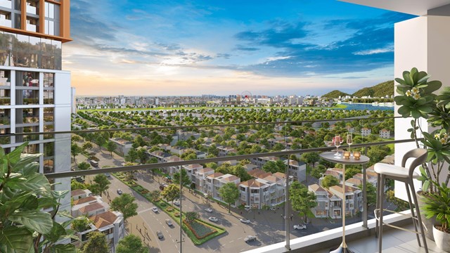 Kh&ocirc;ng gian sinh th&aacute;i ven s&ocirc;ng, gần gũi thi&ecirc;n nhi&ecirc;n. (Ảnh phối cảnh: Sun Property) &nbsp;