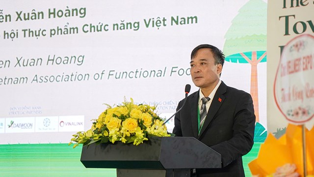 Dược sĩ Nguyễn Xuân Hoàng, Phó Chủ tịch thường trực Hiệp hội Thực phẩm chức năng Việt Nam  