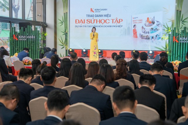 Đại sứ Học tập của Kim Oanh Group &ndash; b&agrave; Nguyễn Ngọc &Aacute;nh cam kết l&agrave;m gương v&agrave; lan tỏa c&aacute;c gi&aacute; trị văn h&oacute;a của Kim Oanh Group