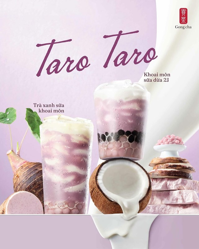 Bộ sưu tập Taro Taro Series ra mắt với hai phi&ecirc;n bản ti&ecirc;u biểu, mỗi ly đều kể c&acirc;u chuyện hương vị ri&ecirc;ng