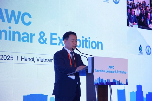 &Ocirc;ng Seogdae Yun - Chủ tịch/Tổng Gi&aacute;m đốc Hội đồng Nước ch&acirc;u &Aacute; (AWC) &amp; K-wate ph&aacute;t biểu khai mạc