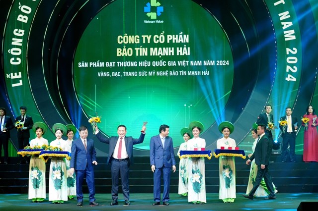 Bảo T&iacute;n Mạnh Hải được vinh danh Thương hiệu Quốc gia Việt Nam 2024. &nbsp;