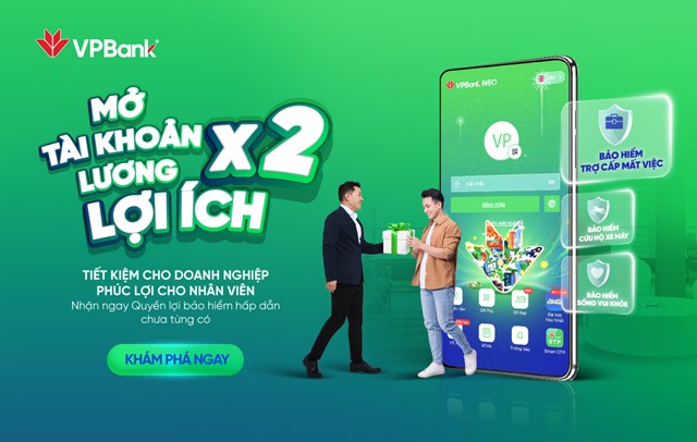 Sử dụng g&oacute;i dịch vụ trả lượng Payroll của VPBank để gia tăng ph&uacute;c lợi cho nh&acirc;n vi&ecirc;n, gi&uacute;p người lao động y&ecirc;n t&acirc;m gắn b&oacute; v&agrave; cống hiến cho doanh nghiệp &nbsp;