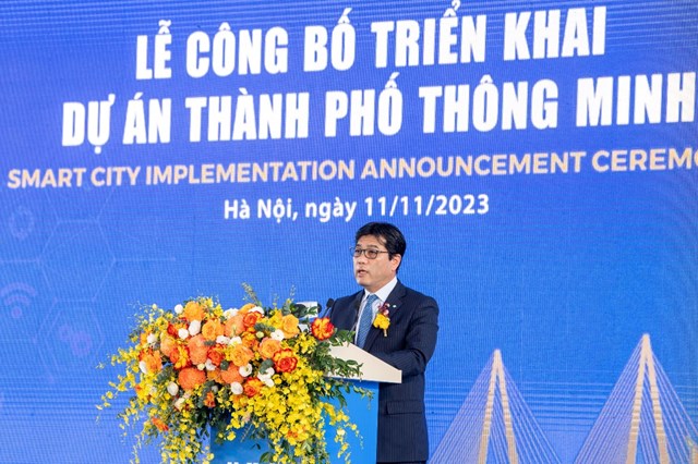 &Ocirc;ng Yukihito Honda, Tổng Gi&aacute;m đốc điều h&agrave;nh cấp cao to&agrave;n cầu của Tập đo&agrave;n Sumitomo&nbsp;ph&aacute;t biểu tại sự kiện. &nbsp;