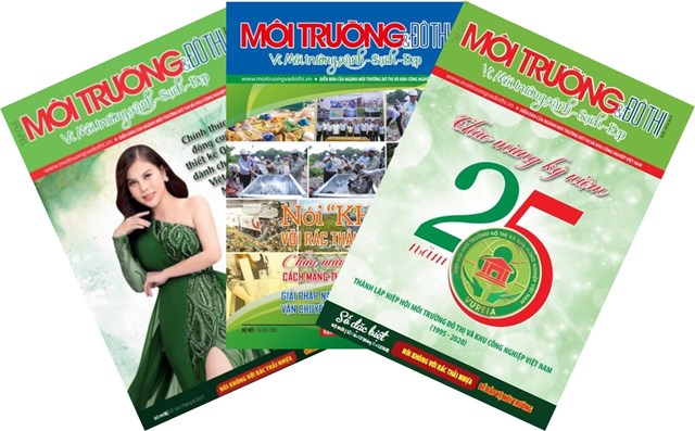 Một số ấn phẩm của Tạp ch&iacute; M&ocirc;i trường v&agrave; Đ&ocirc; thị Việt Nam