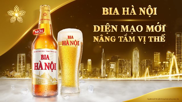 Bia H&#224; Nội - Phi&#234;n bản bia chai 450ml thay diện mạo mới, n&#226;ng tầm vị thế - Ảnh 1