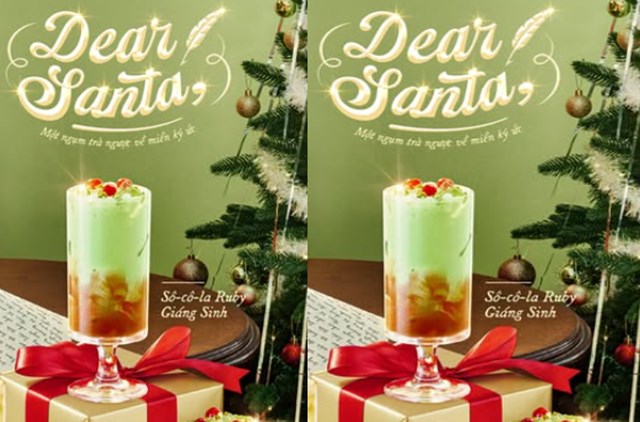 Sô cô la Ruby Giáng Sinh. Ảnh nguồn internet