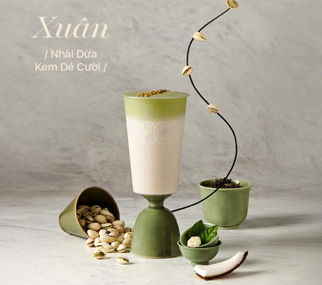 Xuân Nhài Dừa kem Dẻ Cười tạo nên cảm giác ấm áp, đầy đặn và vui tươi