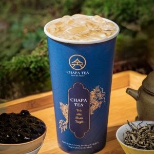 Sản phẩm tr&agrave; sữa M&oacute;ng Rồng kem trứng Ho&agrave;ng Gia của Chapa Tea &nbsp;