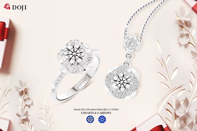 Trang sức Kim cương được tạo nên từ tinh hoa của đất trời tích tụ qua hàng vạn năm, gửi trao những giá trị vĩnh cửu tốt đẹp