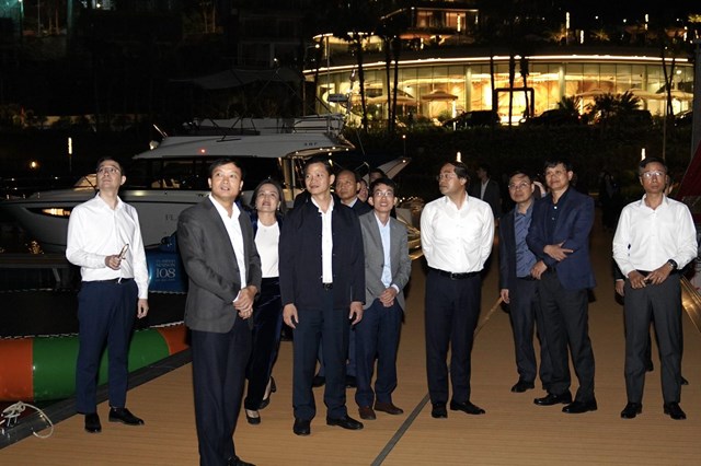 H&igrave;nh ảnh đo&agrave;n kiểm tra tại dự &aacute;n Khu du lịch nghỉ dưỡng quốc tế Hồ N&uacute;i Cốc (Flamingo Maison 108 Ho Nui Coc) &nbsp;