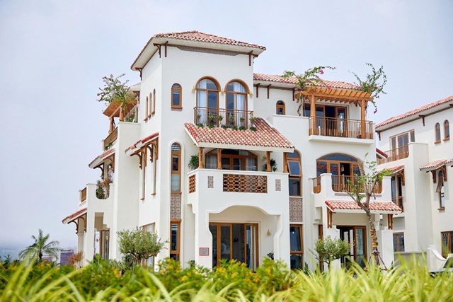 Cận cảnh thiết kế ngoại thất nh&agrave; mẫu biệt thự Casa. (Ảnh: Minh Kh&aacute;nh) &nbsp;