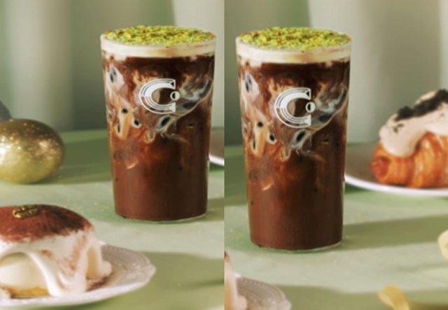 Pistachio Tiramisu gây thương nhớ nhờ vị bùi hạt dẻ hòa cùng đắng dịu của Tiramisu.