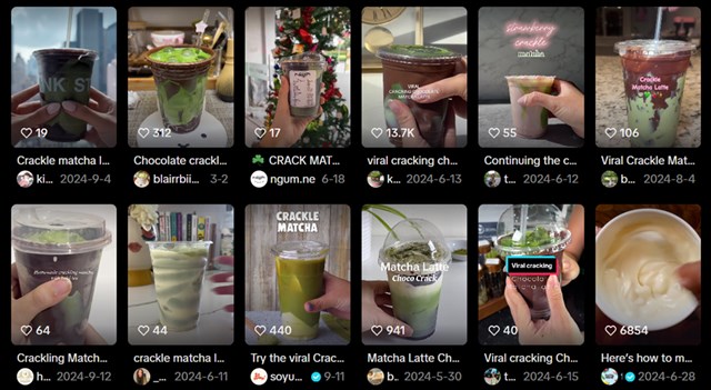 Crackle matcha latte: Khi uống matcha trở th&#224;nh trải nghiệm th&#250; vị - Ảnh 1