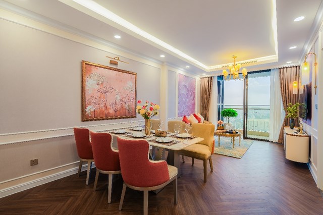 B&#234;n trong căn hộ mẫu ‘view triệu đ&#244;’ của Newtown Diamond - Ảnh 4