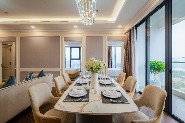 B&#234;n trong căn hộ mẫu ‘view triệu đ&#244;’ của Newtown Diamond - Ảnh 2