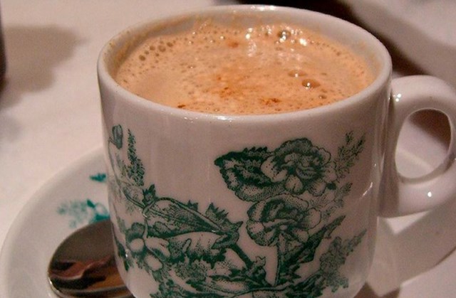 Cà phê trắng Malaysia.