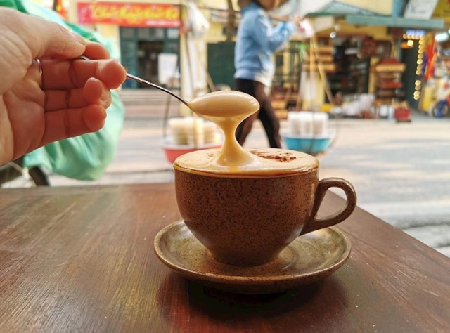 Cà phê trứng của Việt Nam.