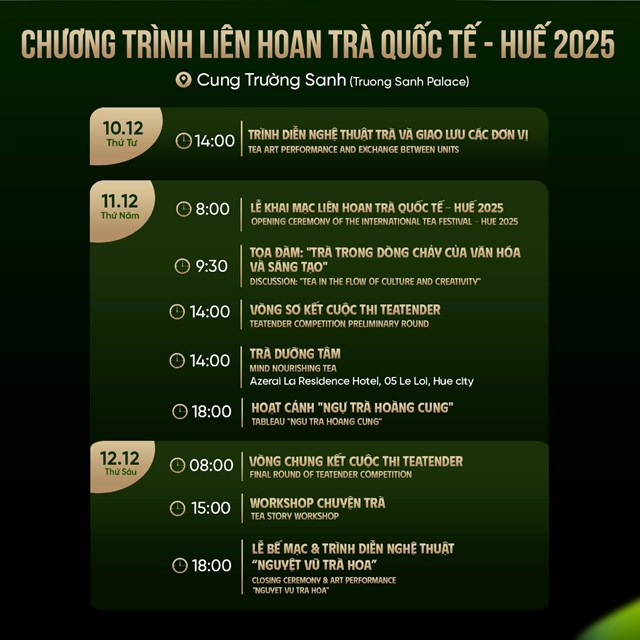 Li&#234;n hoan Tr&#224; Quốc tế - Huế 2025 v&#224; kh&#225;t vọng n&#226;ng tầm &#39;Quốc ẩm&#39; - Ảnh 2