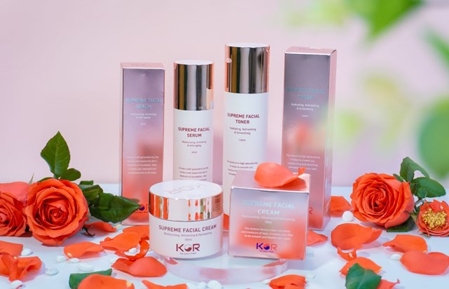 D&ograve;ng sản phẩm nổi bật của thương hiệu - KOR Supreme Facial chống l&atilde;o h&oacute;a chuy&ecirc;n s&acirc;u (Ảnh: Newway.vn)