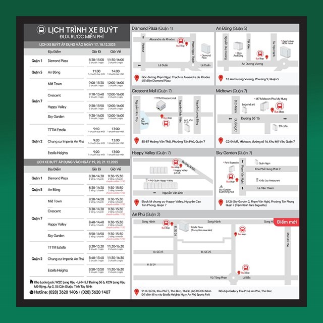 Giáng sinh bùng nổ ưu đãi đến 70%++ tại LocknLock Brand Day Long Hậu - Ảnh 3