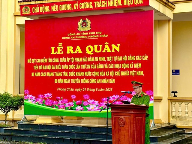 Ph&#250; Thọ: đảm bảo an ninh trật tự - x&#226;y dựng kỷ cương sau s&#225;p nhập - Ảnh 3