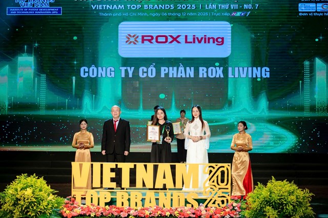 ROX Living được vinh danh “Top 10 Thương hiệu phát triển Bất động sản hàng đầu Việt Nam” - Ảnh 1