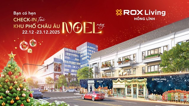 Điểm hẹn Giáng Sinh rộn ràng tại ROX Living Hồng Lĩnh - Ảnh 2