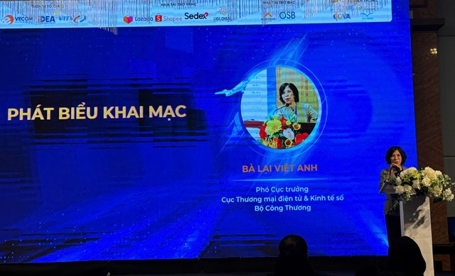 B&agrave; Lại Việt Anh &ndash; Ph&oacute; Cục trưởng Cục Thương mại điện tử v&agrave; Kinh tế số, Bộ C&ocirc;ng Thương ph&aacute;t biểu khai mạc