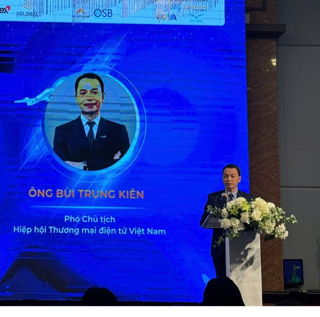 &Ocirc;ng B&ugrave;i Trung Ki&ecirc;n &ndash; Ph&oacute; Chủ tịch Hiệp hội Thương mại điện tử Việt Nam ph&aacute;t biểu