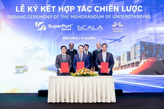 Việt Nam SuperPortTM, Trường Đại học C&ocirc;ng nghệ Giao th&ocirc;ng Vận tải c&ugrave;ng Học viện Chuỗi cung ứng v&agrave; Logistics Singapore hợp t&aacute;c th&agrave;nh lập Ph&ograve;ng th&iacute; nghiệm logistics ti&ecirc;n tiến. &nbsp;