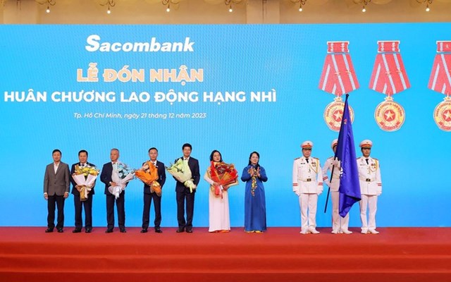 Năm 2023 lợi nhuận trước thuế của Sacombank ước đạt hơn 9.500 tỷ, tăng 50% so năm trước - Ảnh 1