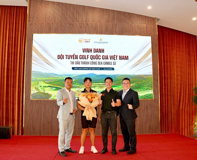T&amp;T Golf vinh danh Đội tuyển Golf Quốc gia Việt Nam &nbsp;