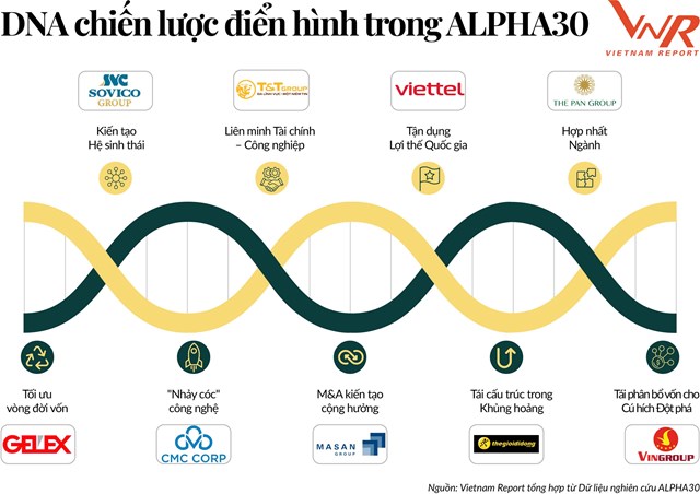 Đ&aacute;nh gi&aacute; của VNR về những chiến lược gi&uacute;p c&aacute;c doanh nghiệp trở th&agrave;nh những "Alpha" thực thụ v&agrave; tạo ra sức mạnh vượt trội. &nbsp;