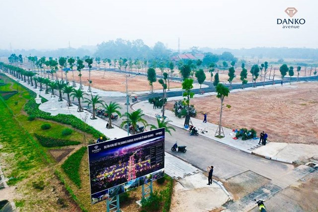 Khu đ&ocirc; thị Danko Avenue đang ho&agrave;n thiện cơ sở hạ tầng v&agrave; cảnh quan