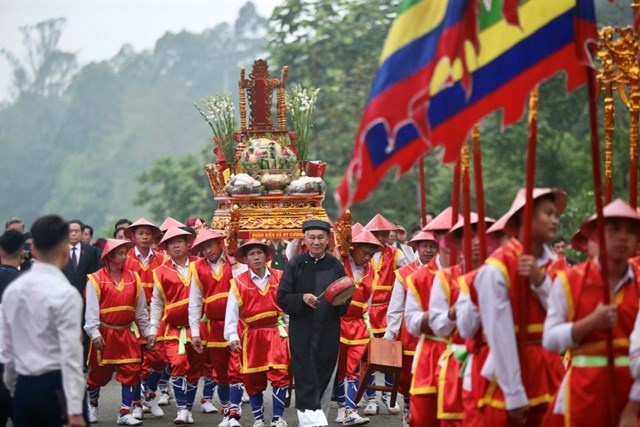 Giỗ Tổ Hùng Vương và Tuần Văn hóa - Du lịch Đất Tổ góp phần quảng bá di sản.